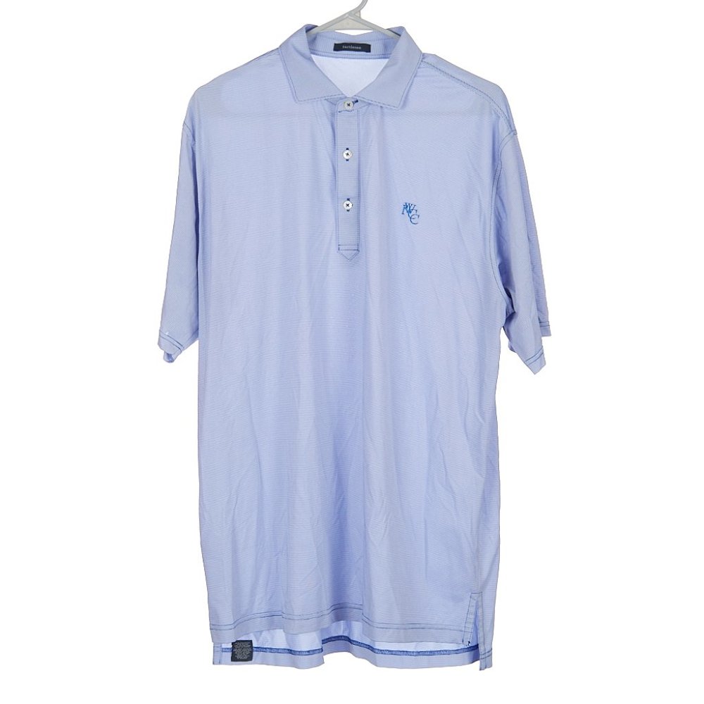 Turtleson Blue Golf Polo Shirt Men's Large